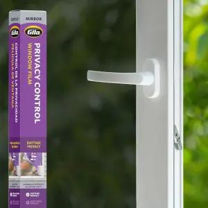 길라 프라이버시 미러 접착 주거용 DIY 윈도우 필름 열 제어 눈부심 3피트 x 15피트(36인치 180인치)