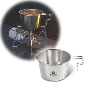 대형 휴대용 시에라 캠핑 손잡이 스텐 컵 등산 머그잔 시에라컵