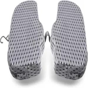 RUIES U자형 샤워 시트 쿠션 퀵 드라이 의자 4D 공기 섬유 소재가 포함된 욕조 패드 메쉬 커버 및 후크가