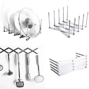 [하프클럽/셀러허브]후라이펜정리대 접시 도마 그릇 식기 정리 거치대