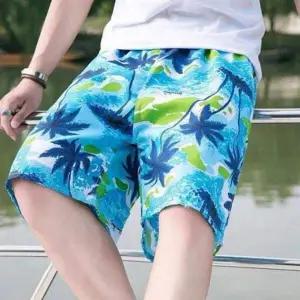 패턴 남자 스윔 팬츠 남성 비치 반바지 수영 비치웨어 스윔팬츠