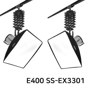 포멕스 사진조명 스튜디오 촬영 세트 (E400 SS-EX3301) 팬터그래프 레일