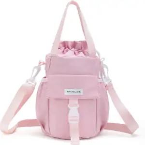 스트랩 폰 포켓이 있는 바벨로 물병 홀더 32온스 40온스 64온스 텀블러 캐리어 슬링백 크로스바디