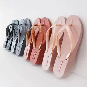 여자 발편한 통굽 굽높은 굽있는 5cm 키높이 하이 쪼리 플리플랍