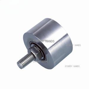 304 스테인레스 스틸 무거운 리프팅 고정 풀리 가이드 베어링 트럭 천막 모바일 레일 휠 캐스터 1피스