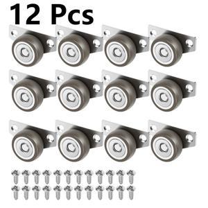 12 피스 1.25 인치 소형 측면 장착 캐스터 휠 비 회전 단방향 자동