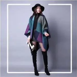 인디고마린 여성 망토 숄 오피스룩 데일리룩 망또 겨