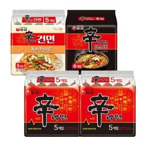 [NS홈쇼핑]농심 신라면 10개 + 신라면 건면 5개 + 신라면 블랙 4개e[35772700]