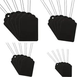 Zonon 1300 제품 주얼리 의류용 끈 표시 빈 종이 태그와 걸이 쓰기 가능한 디스플레이 라벨이 있는 가격