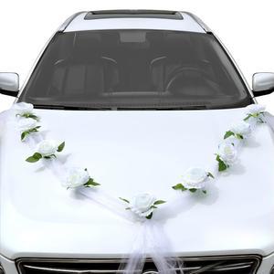 GWHOLE 조화 부케 리본 파티 세트 장식용 플라워 웨딩