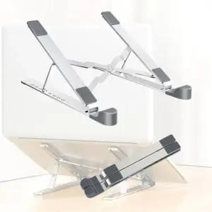 ( )알루미늄 8단 높이조절 접이식 노트북 거치대 받침대