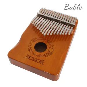 17음계 마호가니 베이블 칼림바 우주여행 내추럴우드교육용악기 음악 타악기 카림 손가락피아노