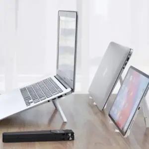 ( )플라스틱 노트북 거치대 폴딩 접이식 거치대 스탠드 책상