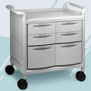 (색상 CART-2004E)다용도 특수 병원 이동식 바퀴 웨건 수납 선반 정리함
