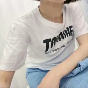 여자 스트릿 스타일 반팔 2색 티셔츠 여름 루즈핏