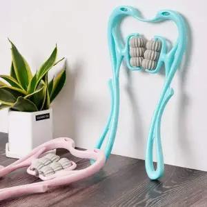 목 지압기 목안마기 뒷목 승모근 경추 마사지 롤러 주무름 마사지기