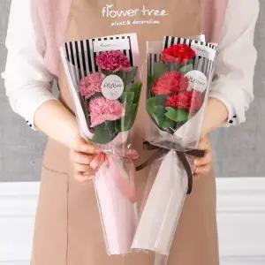 카네이션 조화 비누 꽃다발 마블 2컬러 어버이날 스승의날 감사 선물 행사 장식 소품 인테리어