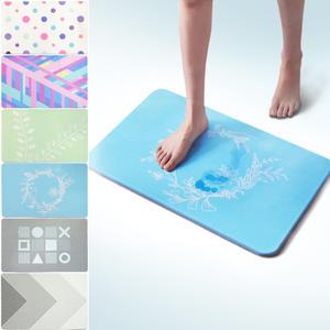 디자인 규조토 구조토 발매트 L/M 화장실/욕실/현관/욕조/신발장/주방/베란다/발매트/발닦개/특대/선물