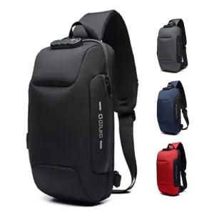 남자 크로스백 여행용 슬링백 방수 미니 락시스템 도난방지 옆으로매는가방 바디백