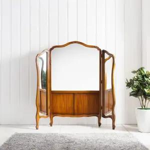 [퍼니프랑] 수입 유럽형 빈티지 엔틱가구 TR 08 접이식 엔틱 컬러 전신 거울