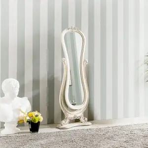 [퍼니프랑] 수입 유럽형 빈티지 엔틱가구 RG 22 스텐드 스텐드형 실버 전신 거울