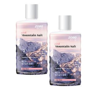 애경 2080 히말라야 핑크솔트 가글 마일드 민트향 가그린 750ml X2개