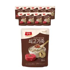 동원 양반 쇠고기죽 파우치, 420g, 10개