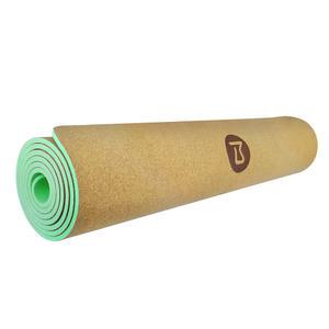 비핏 코르크 TPE 요가매트, 6mm, 크림민트, 1개