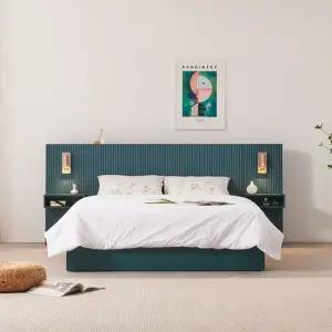 피츠 샤르망 수납 침대 협탁2개+55T CL텍스 독립매트 Q PGS160