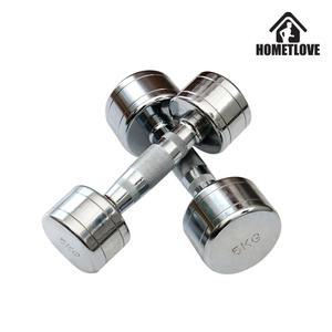 홈트러브 고밀도 크롬 도금 덤벨 5kg 세트