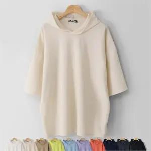 [하프클럽/엠엔씨]벤더 엠보 후드반팔티 (MDVT731LW)