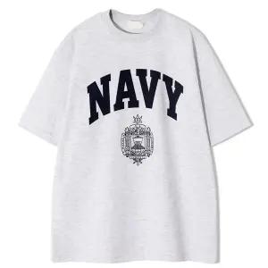 [하프클럽/엠엔씨]네이비 박스핏 반팔티 (MDBT454FO)