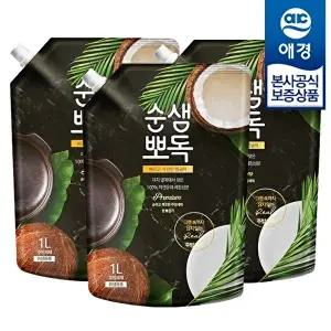 [애경]순샘 뽀독 주방세제 리필 1L x3개