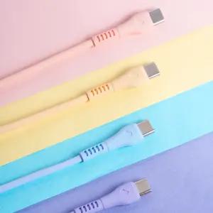 레드빈 실리콘 60W C to C 타입 PD 고속충전 케이블 0.2m