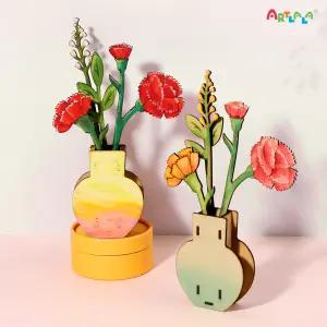 아트랄라 diy 카네이션 꽃병오브제 (1인용) 유치원 가정의달 어린이 미술놀이