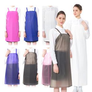 방수앞치마 H형 양면 우레탄 업소용 어린이집 주방 식당용 앞치마 소 중 대 특대