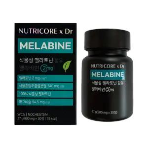 뉴트리코어 식물성 멜라토닌 함유 멜라바인 900mg x 30정 1개 / 써클