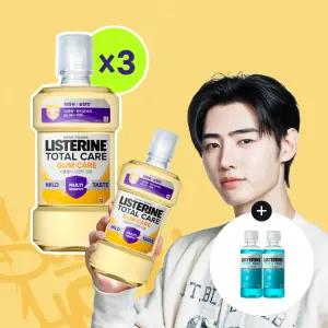 리스테린 검케어 마일드 750ml, 3개 + 증정(쿨민트 100ml, 2개)