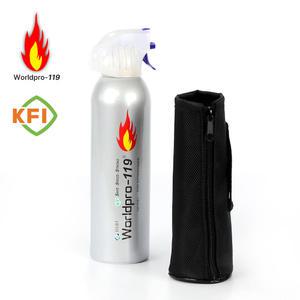 휴대용 소화기 캠핑용 차량용 실내용 미니 KFI 국가검증 간이 스프레이 소화기케이스 가방 SET