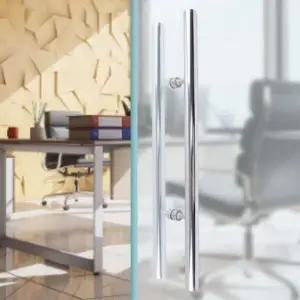 [하프클럽/셀러허브_여성트랜드패션]강화도어 H바 강화문손잡이 유리문 손