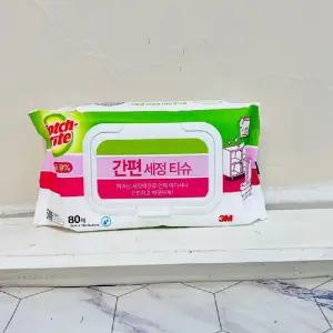 간편세정티슈 80매/일회용행주/물걸레/행주티슈/세정티슈/다목적/세정제/만능크리너/청소박사/청소티슈