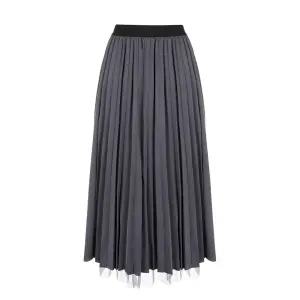 (레코브) 풀밴딩주름 스커트(LC31CYSK542X)