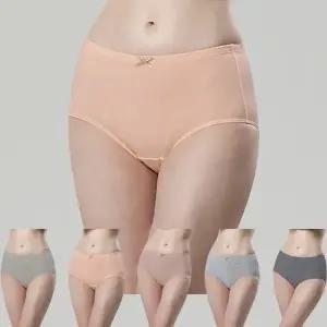 여성 면스판 맥시 삼각팬티 엄마 속옷 여삼각 8매입 팬티 선물 세트