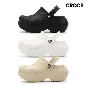 벨라 클로그 키높이 플랫폼 샌들 블랙 화이트 본 3종택일