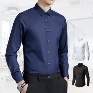 남성 정장 와이셔츠 직장인 신학기 캐주얼 긴팔 셔츠 3color 4size
