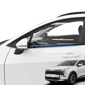 스포티지 NQ5 페이스리프트 윈도우 몰딩 라인 튜닝 차량 신차 블랙 스크래치방지커버 자동차