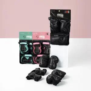스위스핏 스포츠 보호대세트 무릅 손목 팔굽치 3종 킥보드 자전거 인나인