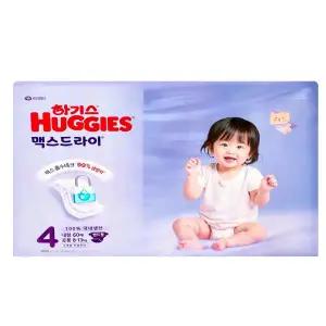 하기스 2025 맥스드라이밴드 4단계 대형 60매x2팩/공용