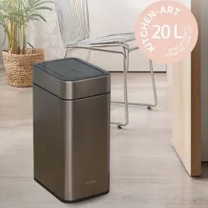 키친아트 KB-2025 스마트 자동 센서 휴지통 20L/사무실/화장실/오토/감응/뚜껑/선물/주방/화장대/가정/업소