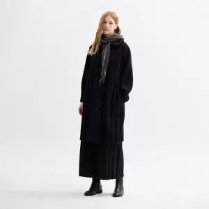 [플리츠미](의정부점)트위스트 자가드 롱 자켓_EPJKW225085